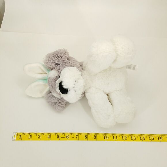 Inter American White Gray Dog Puppy Bunny Rabbit Ears Plush Stuffed Animal Toy - Picture 9 of 9